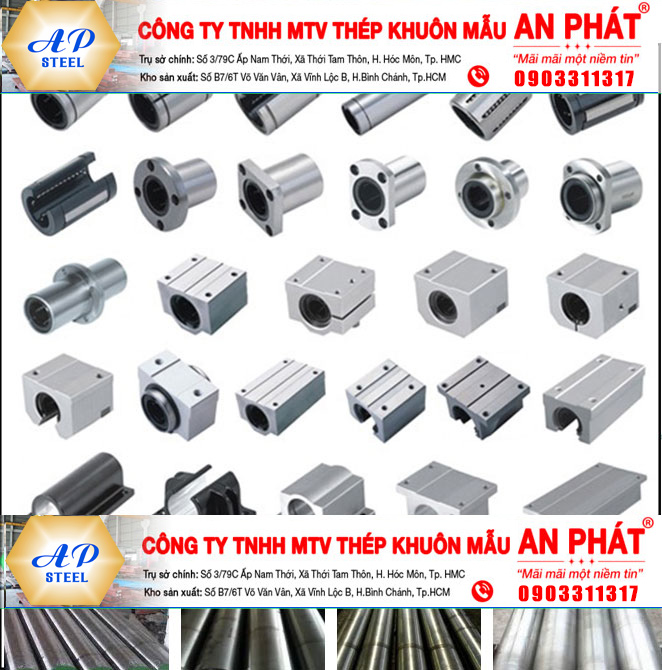 Chế tác từ thép khuôn mẫu s45C, S50C và S55C